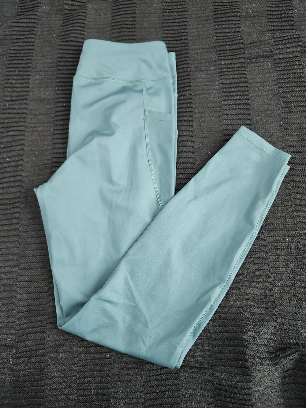 Leggings Teal Medium Full Length H&M Ankle High Rise Smooth New
